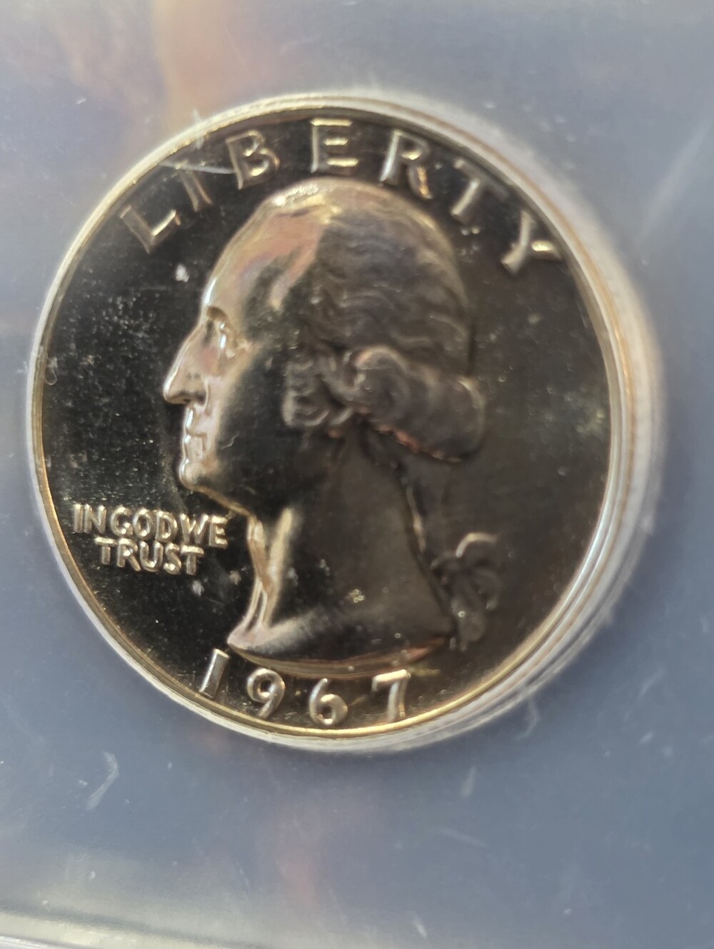 1967 Washington Quarter SMS ICG MS67 Graded Special Mint Set 25C - Picture 5 of 5